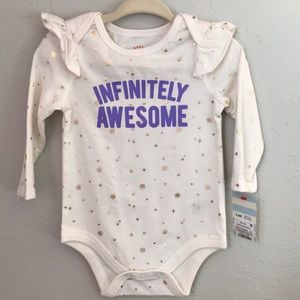 Cat and Jack Baby Long Sleeve onesie